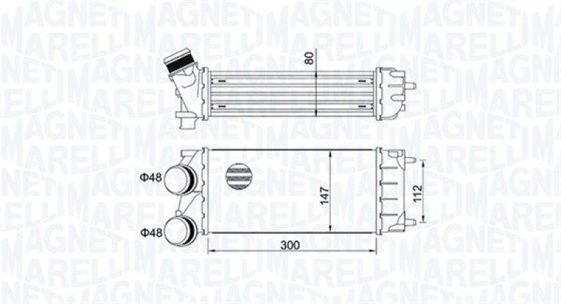 MAGNETI MARELLI Charge Air Cooler