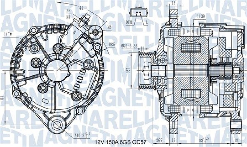MAGNETI MARELLI Alternator