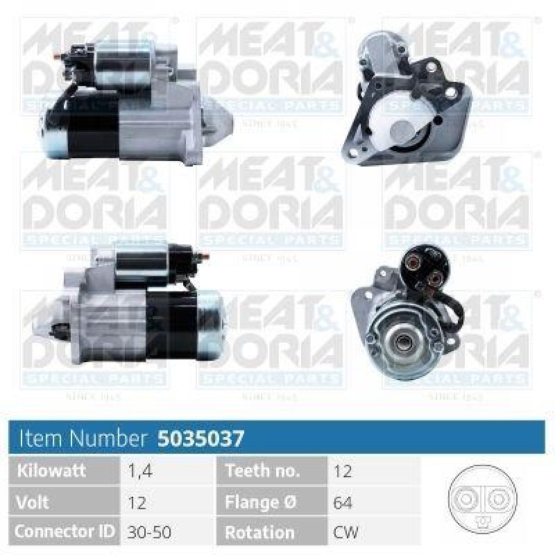 MEAT & DORIA Starter 5035037