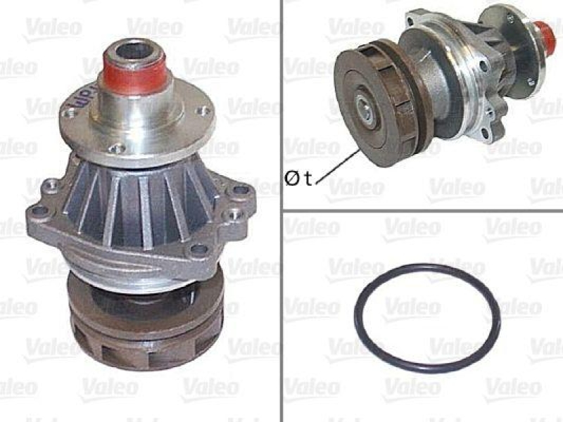 VALEO Wasserpumpe, Motork&uuml;hlung 506289