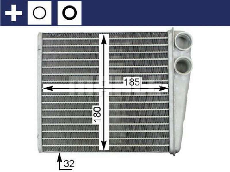 MAHLE Heat Exchanger, interior heating