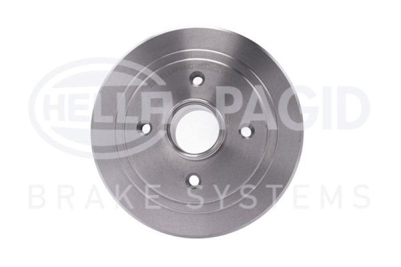 2x HELLA Brake Drum