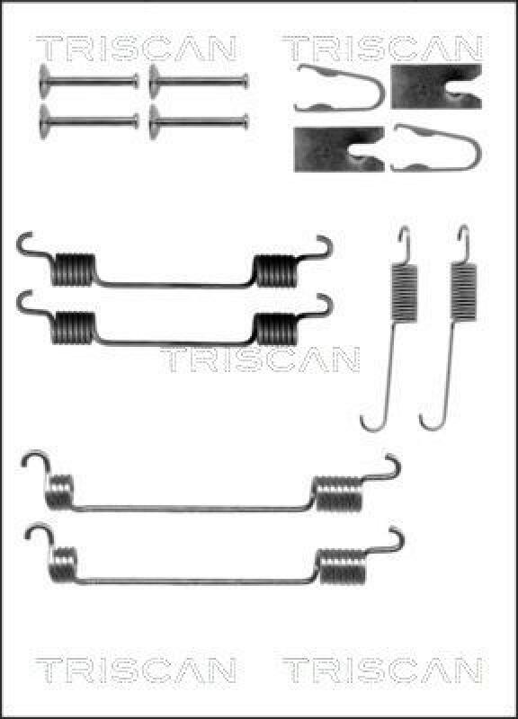 TRISCAN Accessory Kit, brake shoes