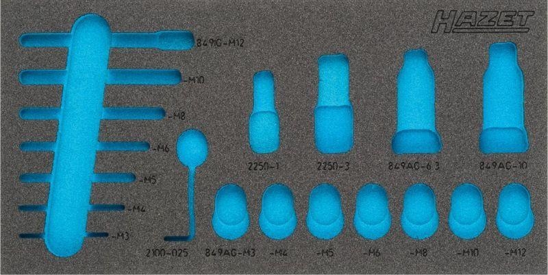 HAZET Schaumstoffeinlage, Sortimentskasten