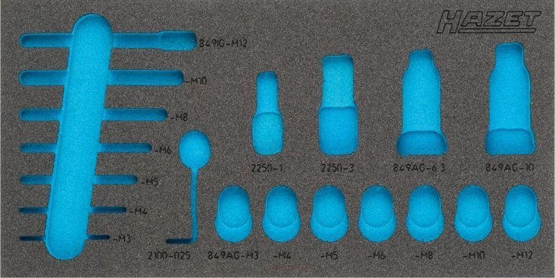 HAZET Foam Insert, assortment box