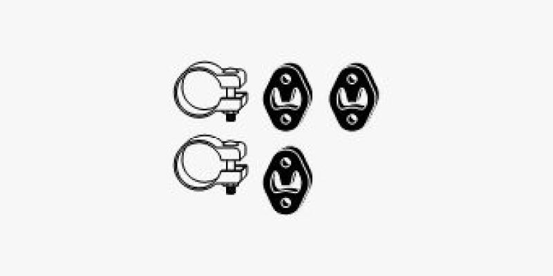 HJS Mounting Kit, exhaust system