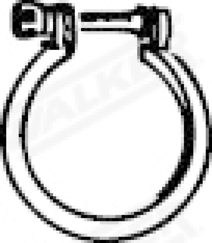 WALKER Klemmstück, Abgasanlage