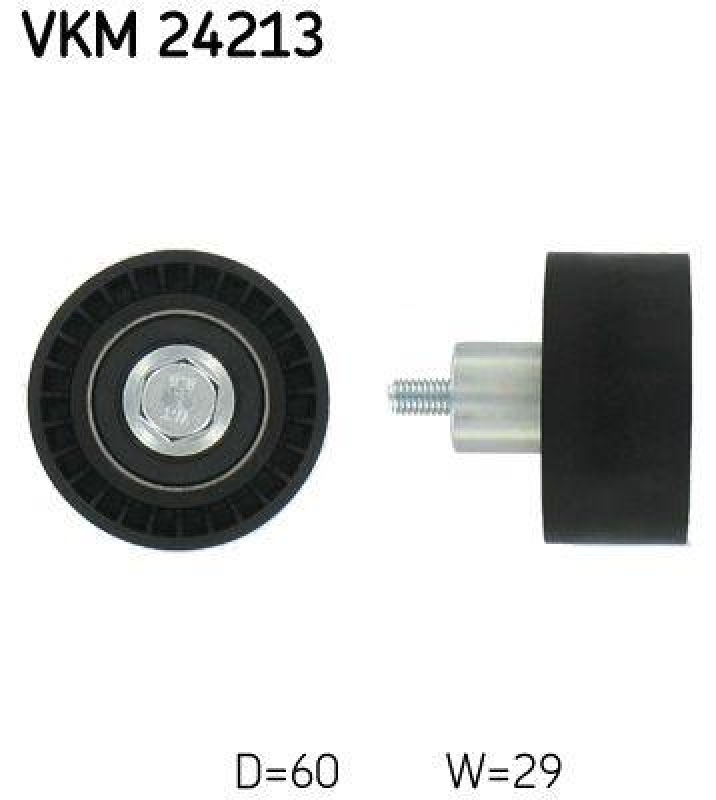 SKF Deflection/Guide Pulley, timing belt