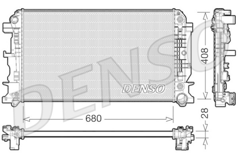 DENSO Radiator, engine cooling