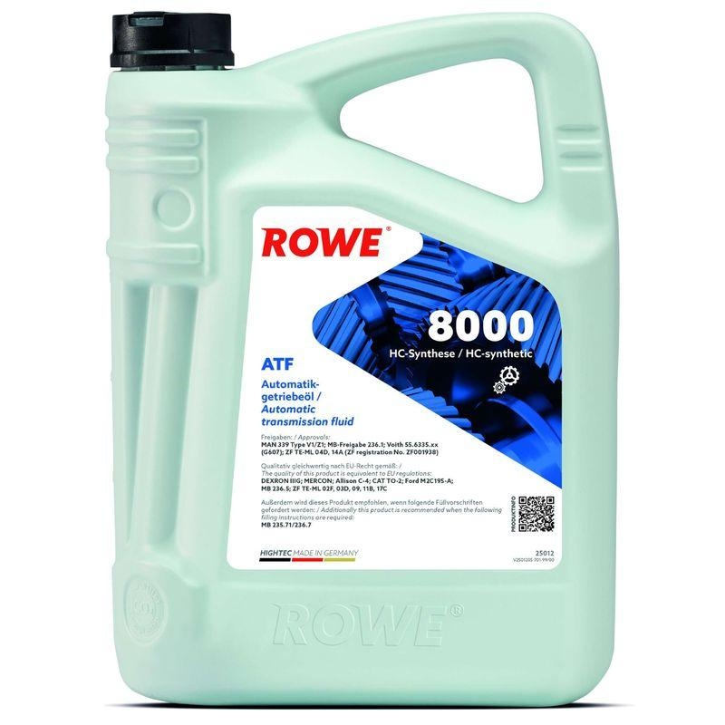 2x 5L ROWE Getriebeöle Schaltgetriebe HIGHTEC ATF 8000 25012-0050-99