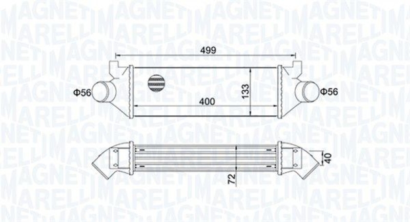 MAGNETI MARELLI Ladeluftkühler