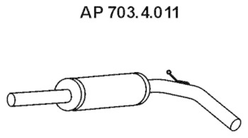 EBERSPÄCHER Mittelschalldämpfer