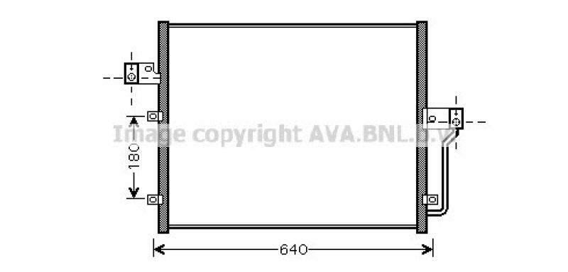 AVA QUALITY COOLING Kondensator, Klimaanlage