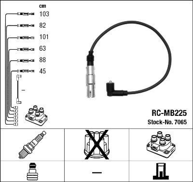 NGK Ignition Cable Kit