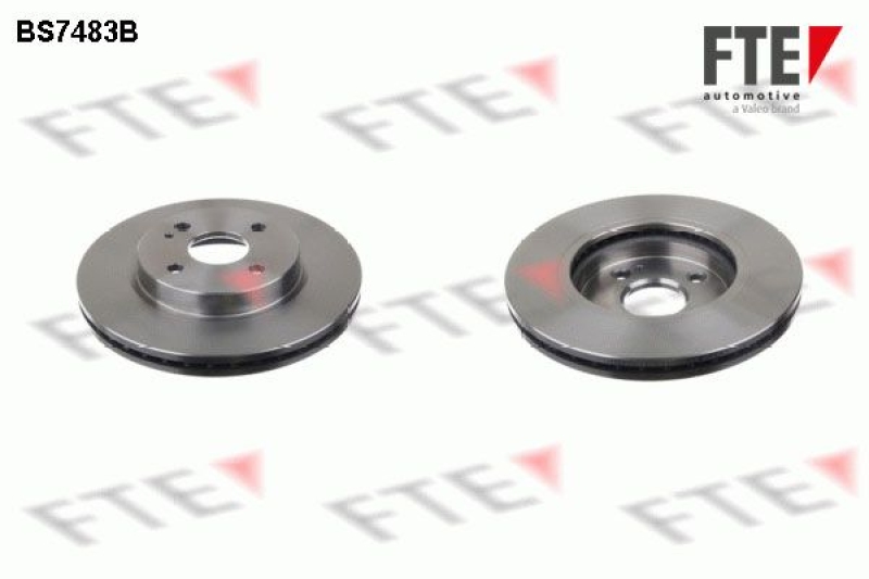 2x FTE Bremsscheibe COATED RANGE 9082122