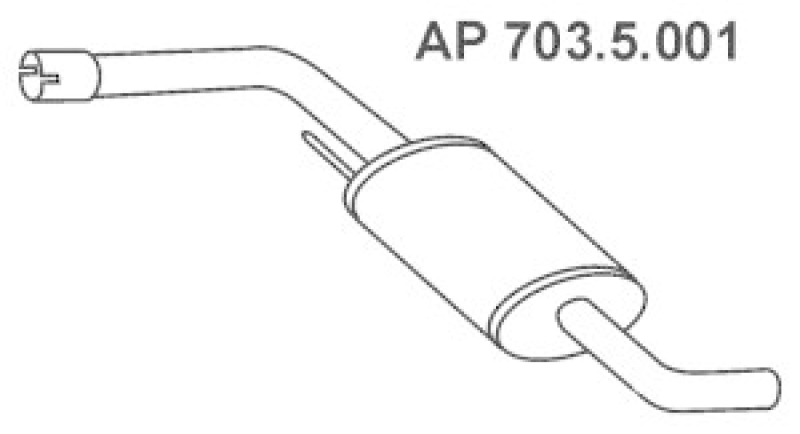 EBERSPÄCHER Mittelschalldämpfer