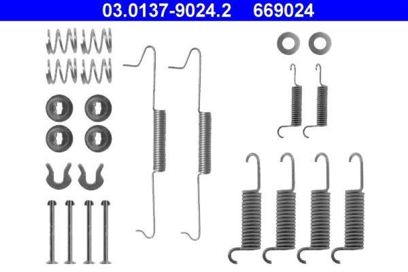 ATE Accessory Kit, brake shoes