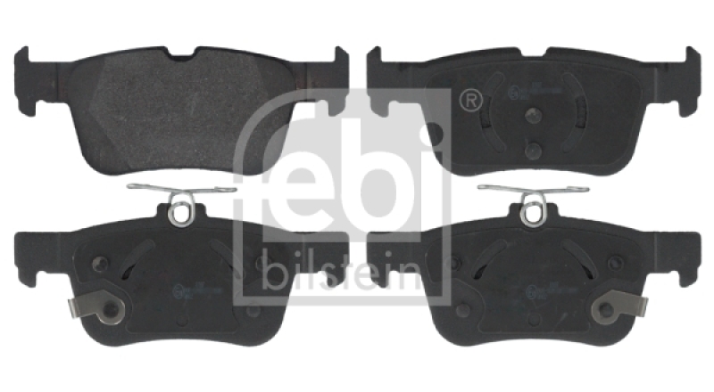 Febi Bremsscheiben + Beläge vorne + hinten passend für Ford Mondeo 5 Turnier CF
