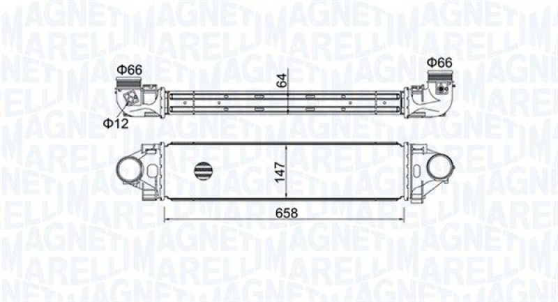 MAGNETI MARELLI Charge Air Cooler