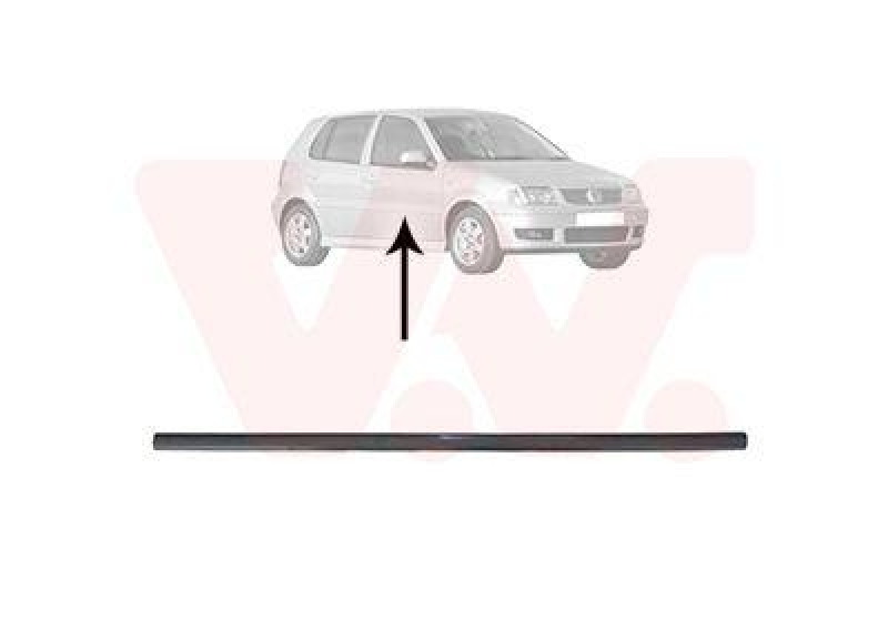VAN WEZEL Trim/Protective Strip, door