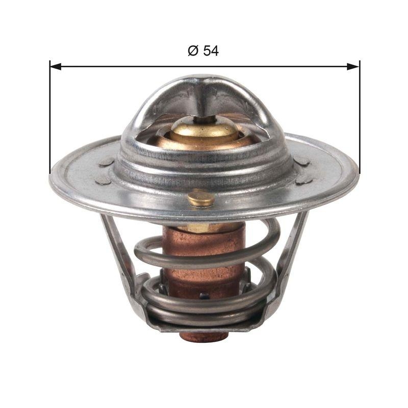 GATES Thermostat, coolant