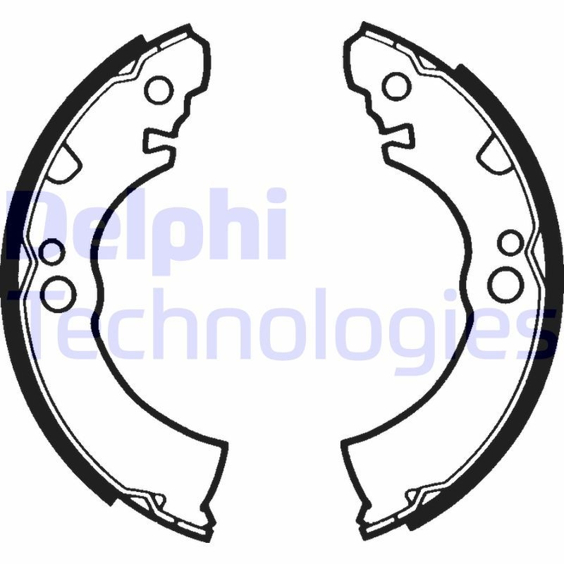 DELPHI Brake Shoe Set