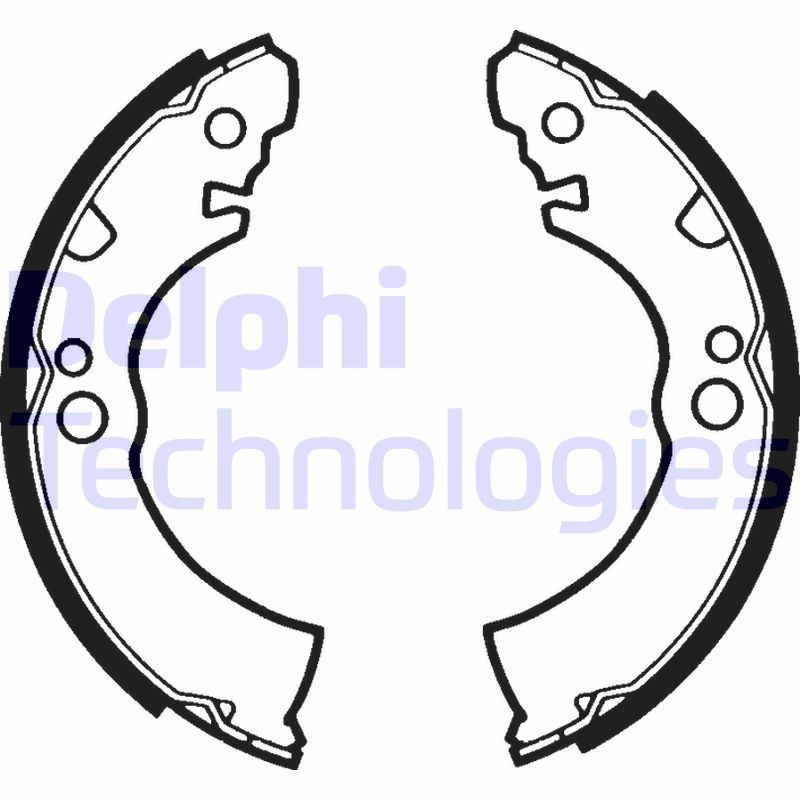 DELPHI Brake Shoe Set