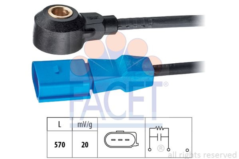 FACET Klopfsensor Made in Italy - OE Equivalent