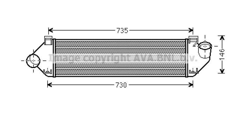 AVA QUALITY COOLING Intercooler, charger