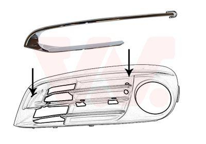 VAN WEZEL Cover, bumper