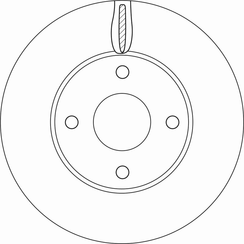 2x TRW Bremsscheibe