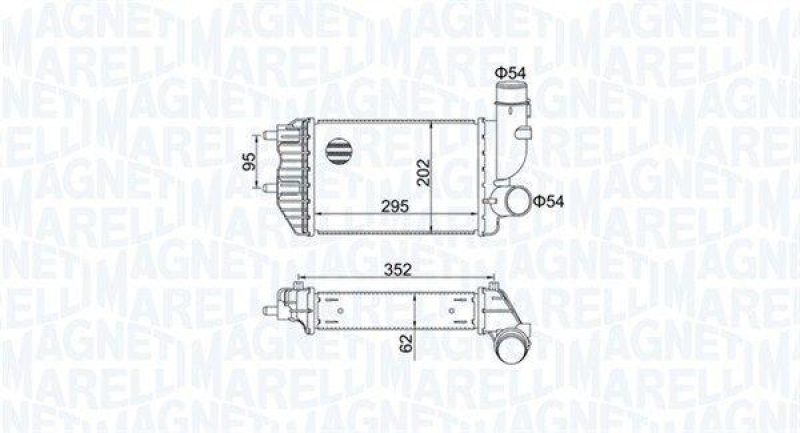 MAGNETI MARELLI Charge Air Cooler