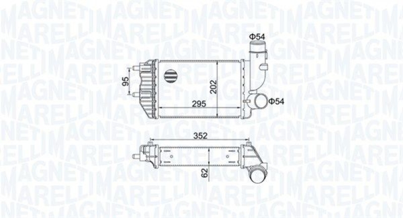 MAGNETI MARELLI Ladeluftkühler