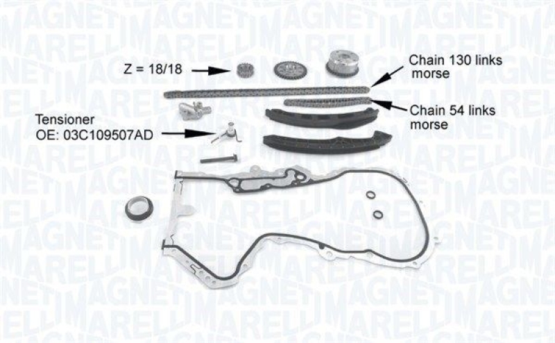 MAGNETI MARELLI Steuerkettensatz