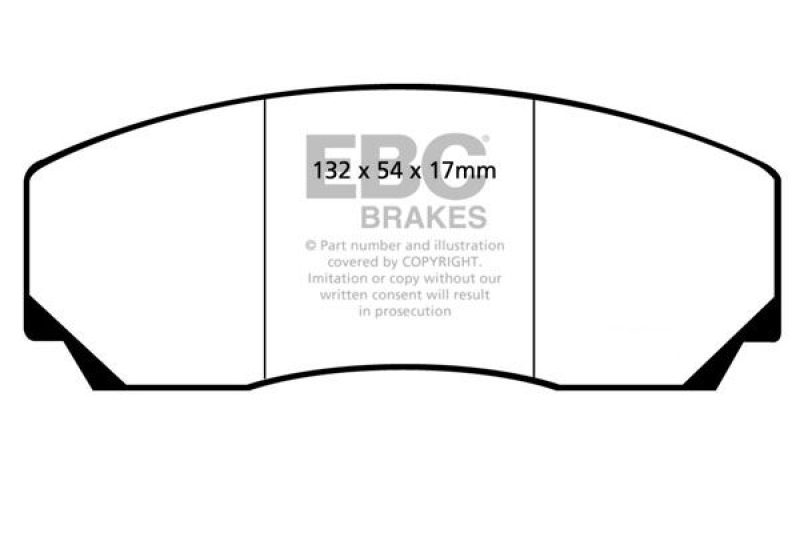 EBC Brakes High Performance Brake Pad Set
