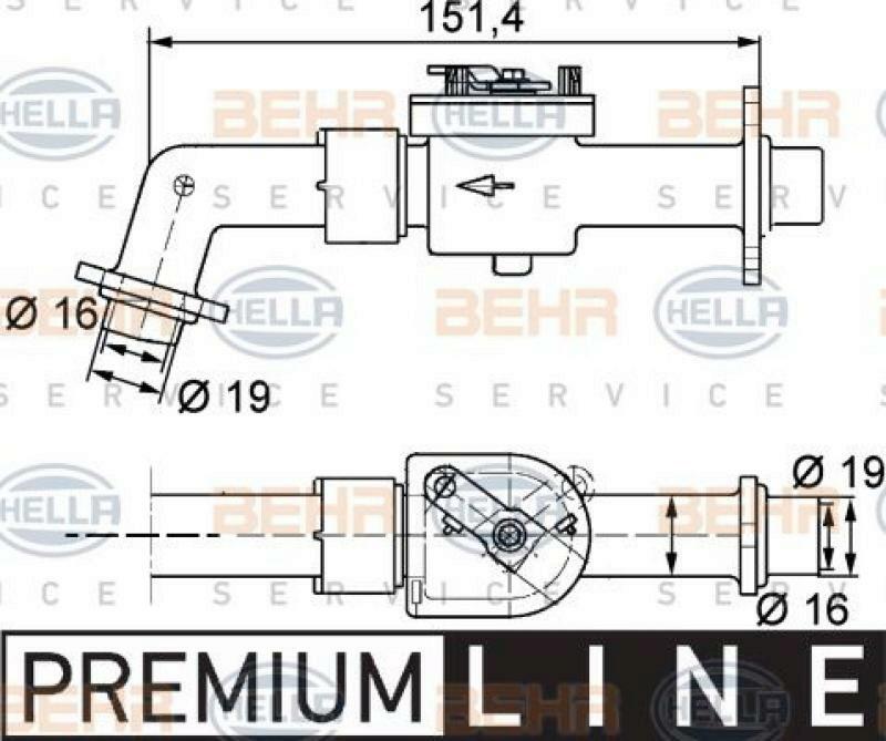 HELLA Control Valve, coolant BEHR HELLA SERVICE *** PREMIUM LINE ***