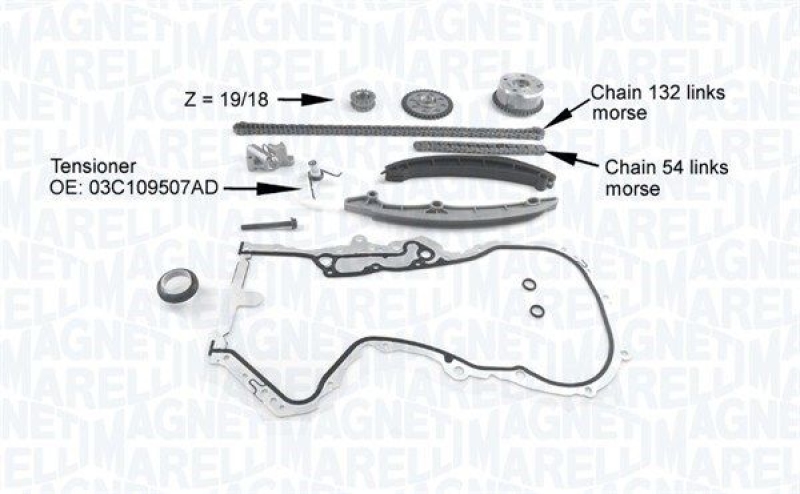 MAGNETI MARELLI Steuerkettensatz