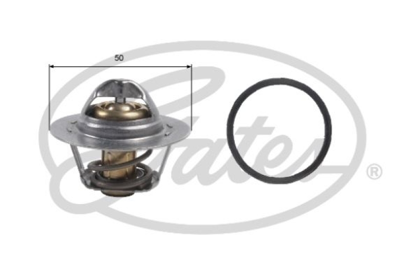 GATES Thermostat für Kühlmittel / Kühlerthermostat TH45975G1