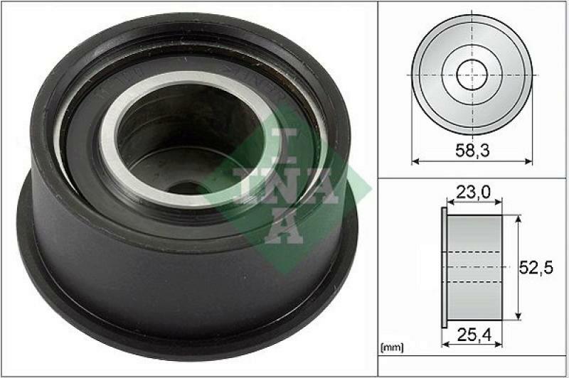 INA Deflection/Guide Pulley, timing belt