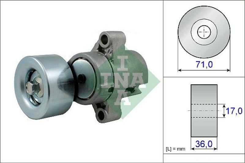 INA Tensioner Lever, v-ribbed belt