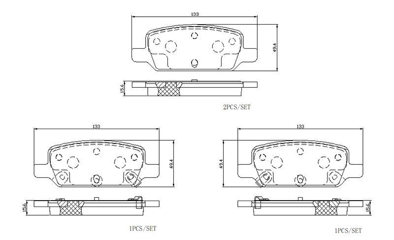 BREMBO Bremsbelagsatz, Scheibenbremse BEYOND LINE - EV