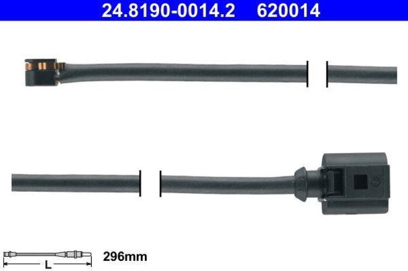 ATE Warning Contact, brake pad wear