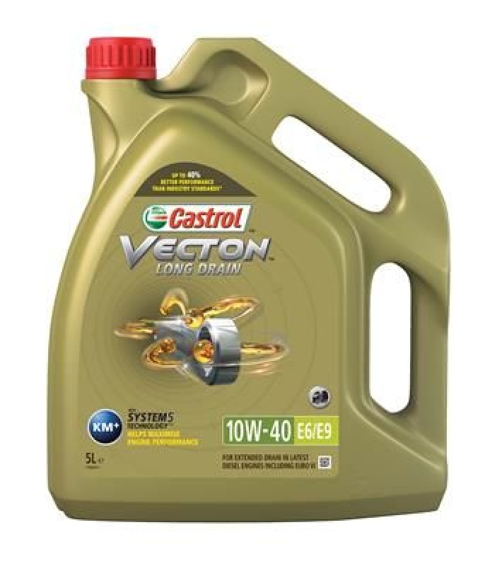 CASTROL Engine Oil VECTON LONG DRAIN 10W-40 E6/E9
