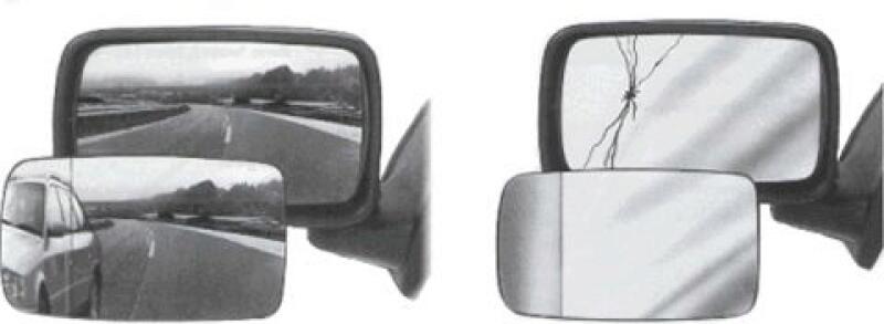VAN WEZEL Mirror Glass, outside mirror * HAGUS *