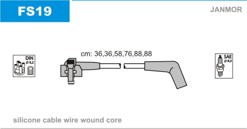 JANMOR Zündleitungssatz