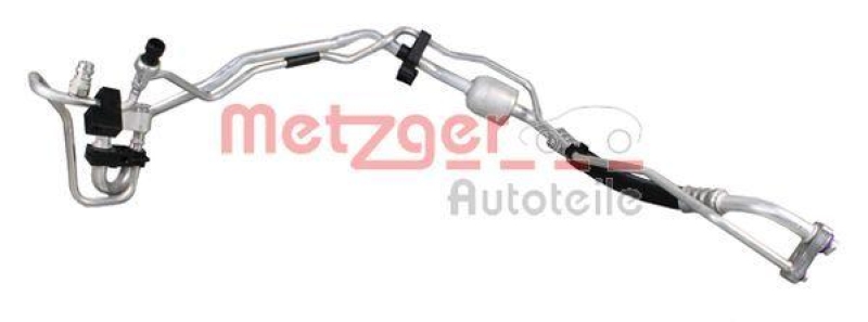 METZGER High-/Low Pressure Line, air conditioning OE-part