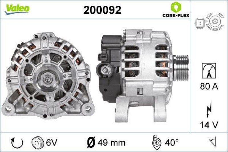 VALEO Generator VALEO CORE-FLEX