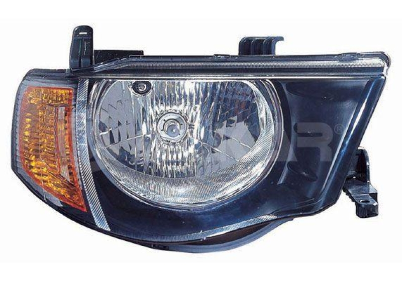 1x Hauptscheinwerfer H4 Rechts passend für Mitsubishi L200 Triton 2.5 DI-D 4WD