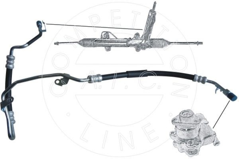 AIC Hydraulic Hose, steering system Original AIC Quality