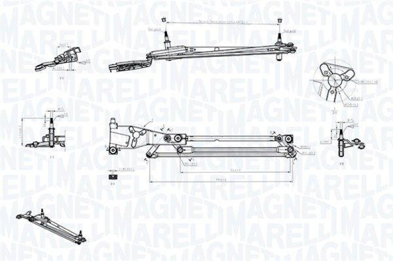 MAGNETI MARELLI Wischergest&auml;nge 85570706010